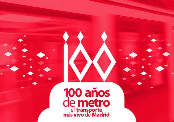 Propuesta presentada a el Concurso para elegir el logotipo del Centenario de Metro de Madrid